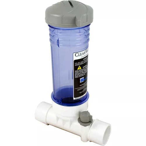 Tablet Feeder Waterway In-Line 2" Slip Clear CLC012