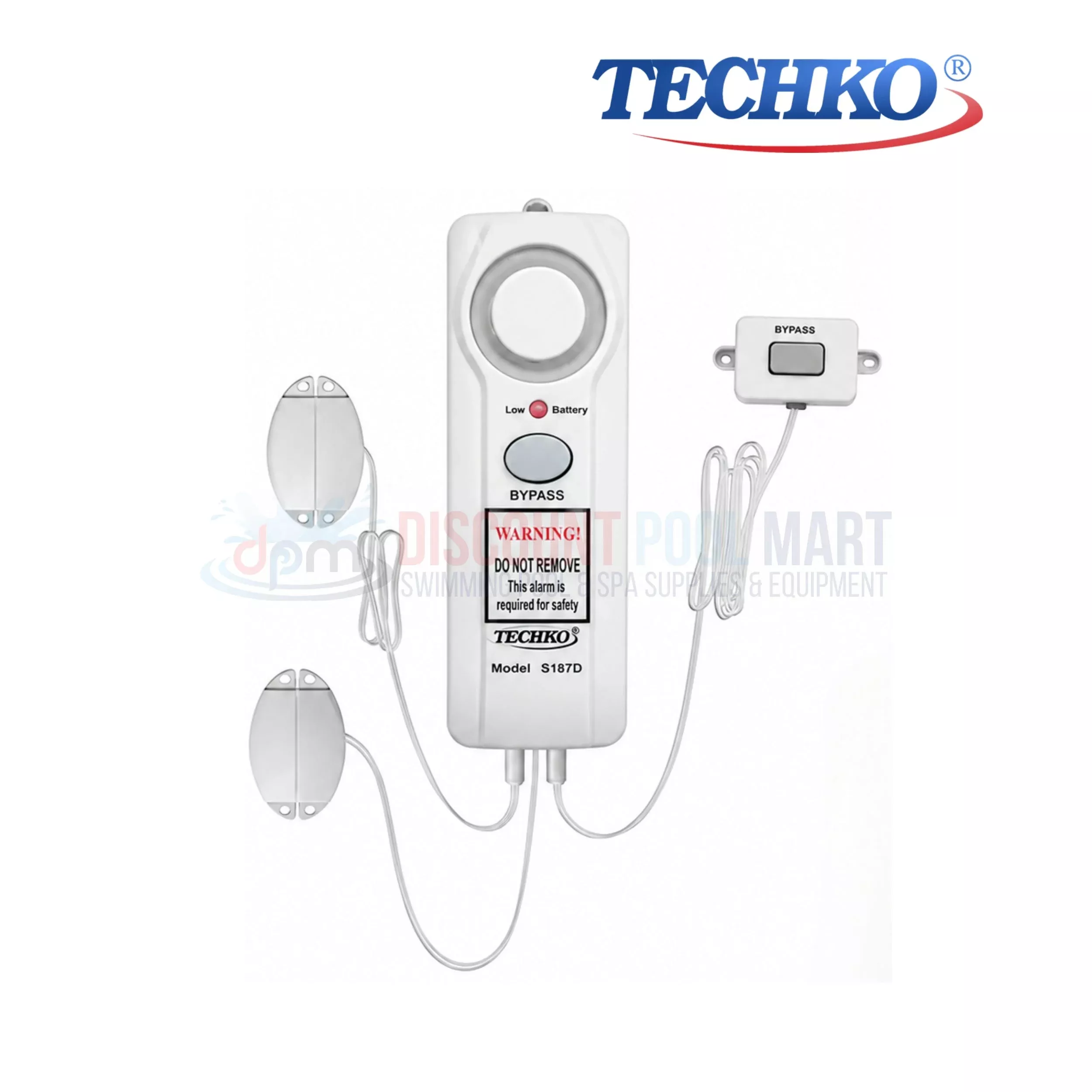 TechKo Safe Pool Alarm For Doors, Windows, & Gates | S187D