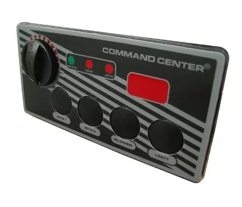 Tecmark Spaside Control, Air, 115V, 4-Button, Temp Display w/10' Cable & Overlay | CC4D-120-10-I00