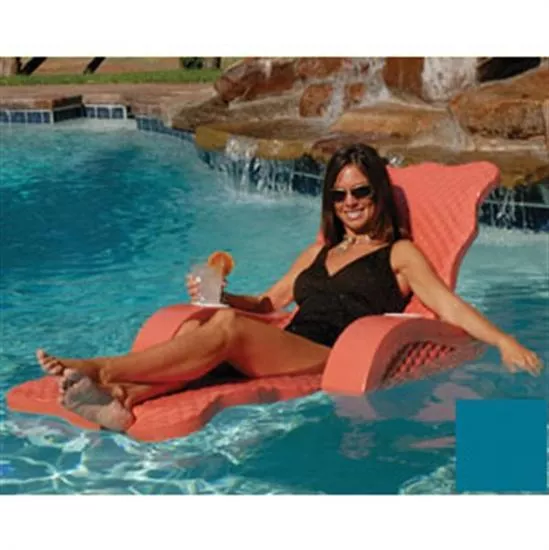 Texas Recreation Scalloped Folding Lounge Aquamarine – 6560128