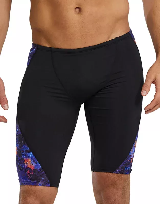 TYR Montipora Durafast Elite Swim Jammer – Purple/Orange