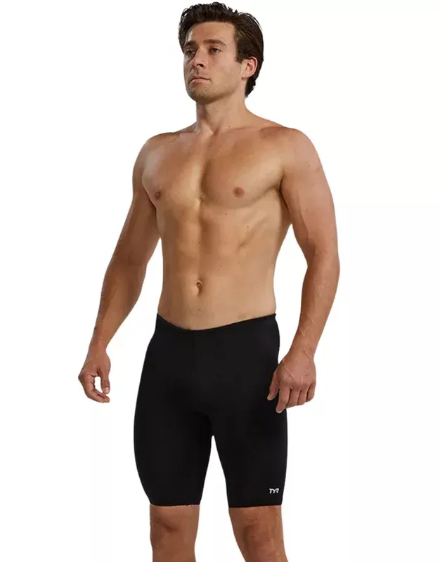 TYR Solid Swim Jammer – Black