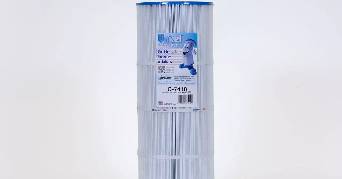Unicel C-7418 Replacement Filter Cartridge for Rec Warehouse Systems | 100 Sq. Ft. | 20 13/16″