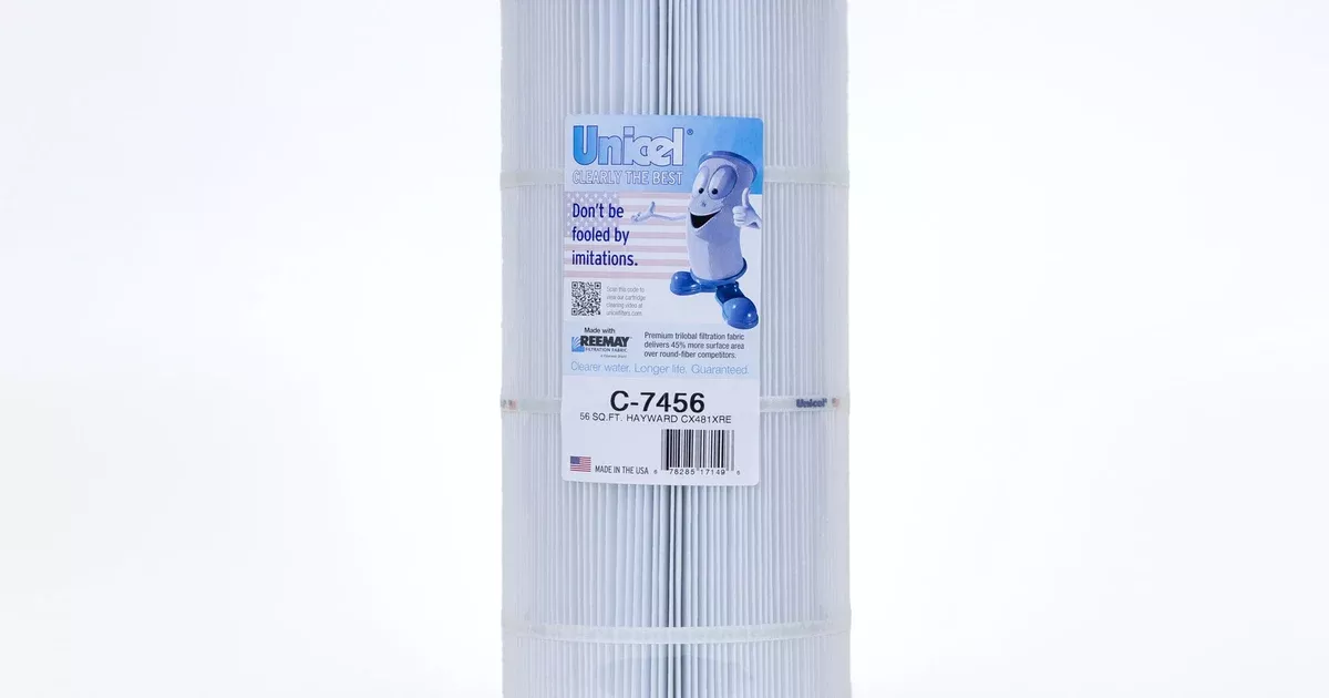 Unicel C-7456 Replacement Filter Cartridge (Single Cartridge) for Hayward SwimClear C2030 | 56 Sq. Ft. | 17 3/8″