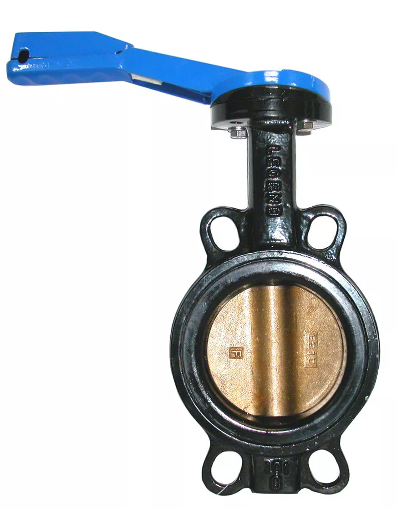 Wafer-Type Ductile Iron Lever Butterfly Valve T-335AB – 8 Inch