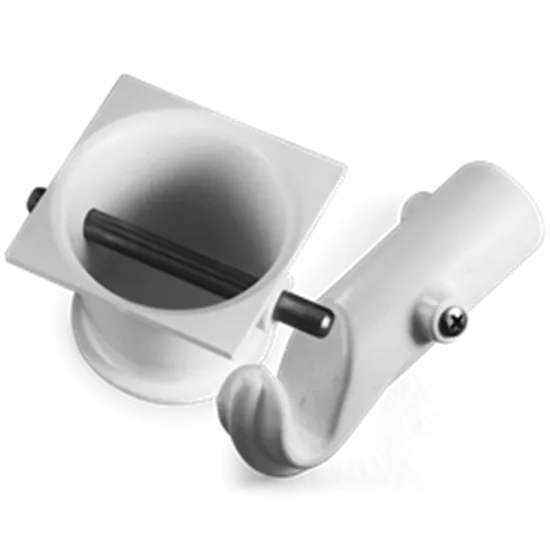 Wall V Liner Inlet Fitting Vinyl White 084300050