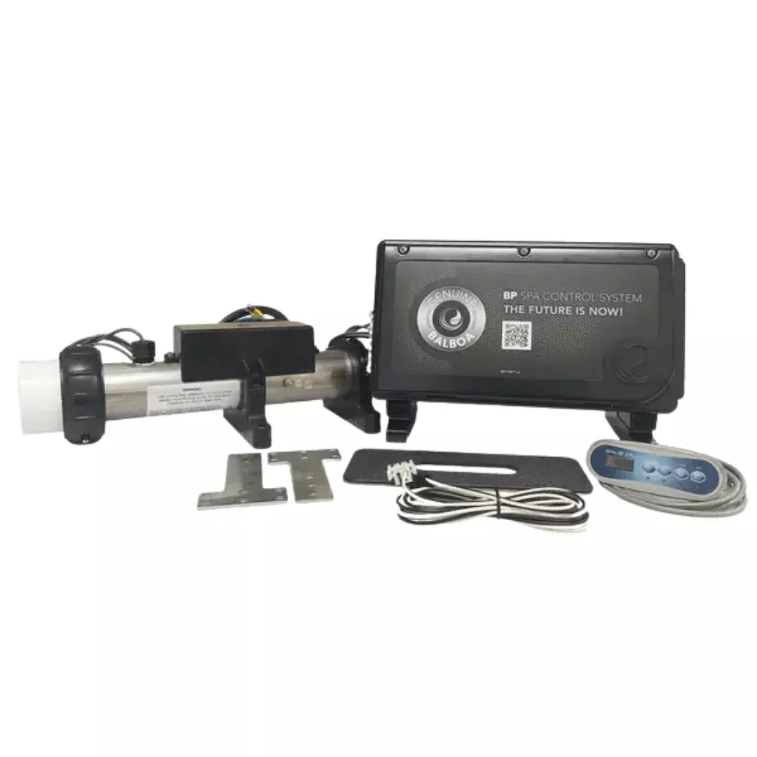 Water Pro BP100 Balboa Retrofit Spa Control 4.0kW Remote Heater with TP200 Topside, 51-G6412 50-BP1-200-40-R, G6412