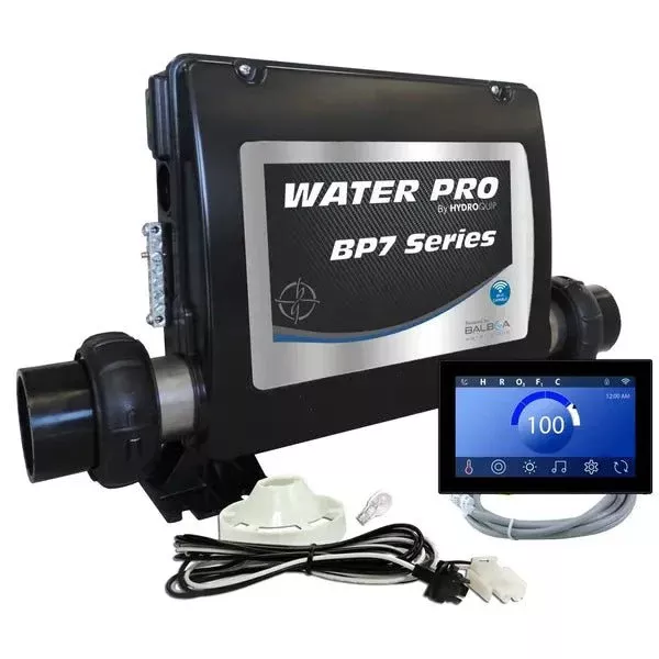 Water Pro BP7 Balboa Retrofit Spa Control 5.5kW Heater, SpaTouch 4 Panel Topside, Wi-Fi Enabled, 50-BP7-ST4-55-K