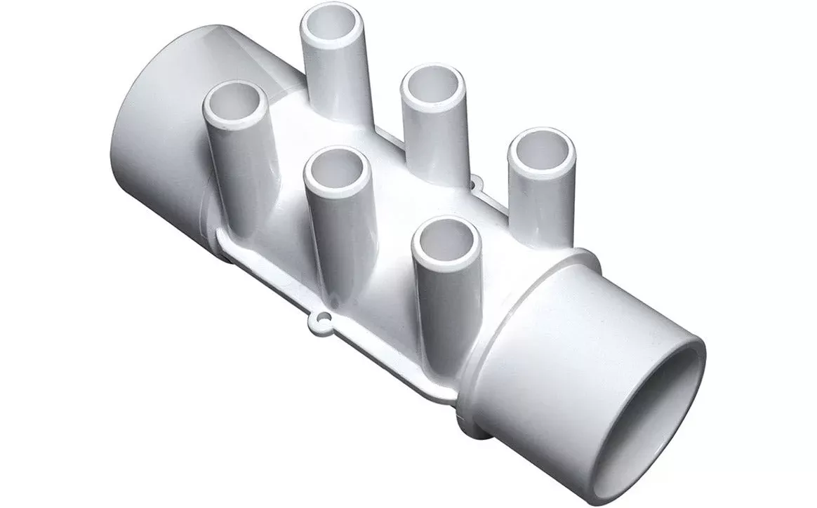 Waterway 672-4940 2" S x 2" SPG (6) 3/4" SB Ports Manifold