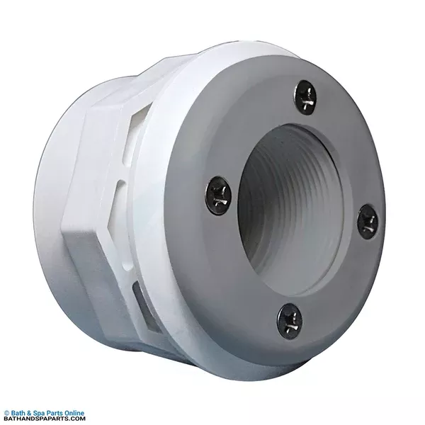 Waterway Wall Fitting [w/Spacer/Locknut 1-1/2" FPT x 1-1/2"s Gry] (400-9067B)
