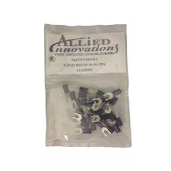 Wire Terminal, Fork Style, #16-14, 8-Stud, Blue, 25 Pac LFV8B