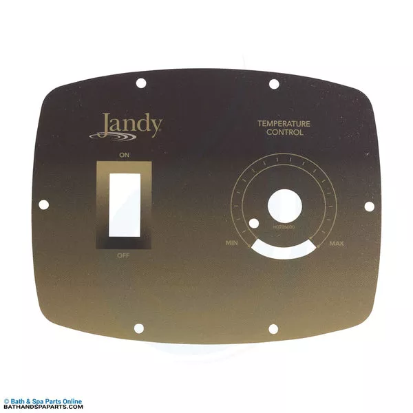 Zodiac Jandy LRZM Temp Control Label (R0472100)