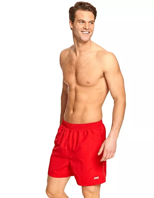Zoggs Penrith 17″ Short – Hot Red