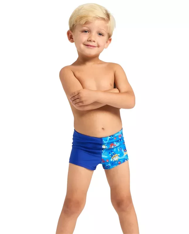 Zoggs Tots Boys Sea Alien Hip Racer – Blue