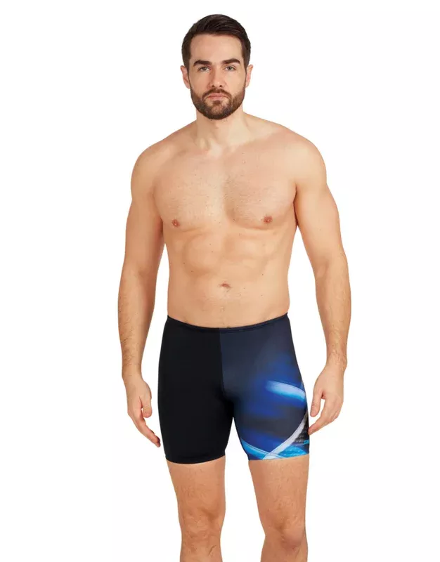 Zoggs Vector Mid Jammer – Black/Navy